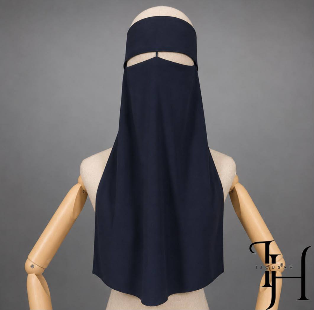 1-lagiger Niqab