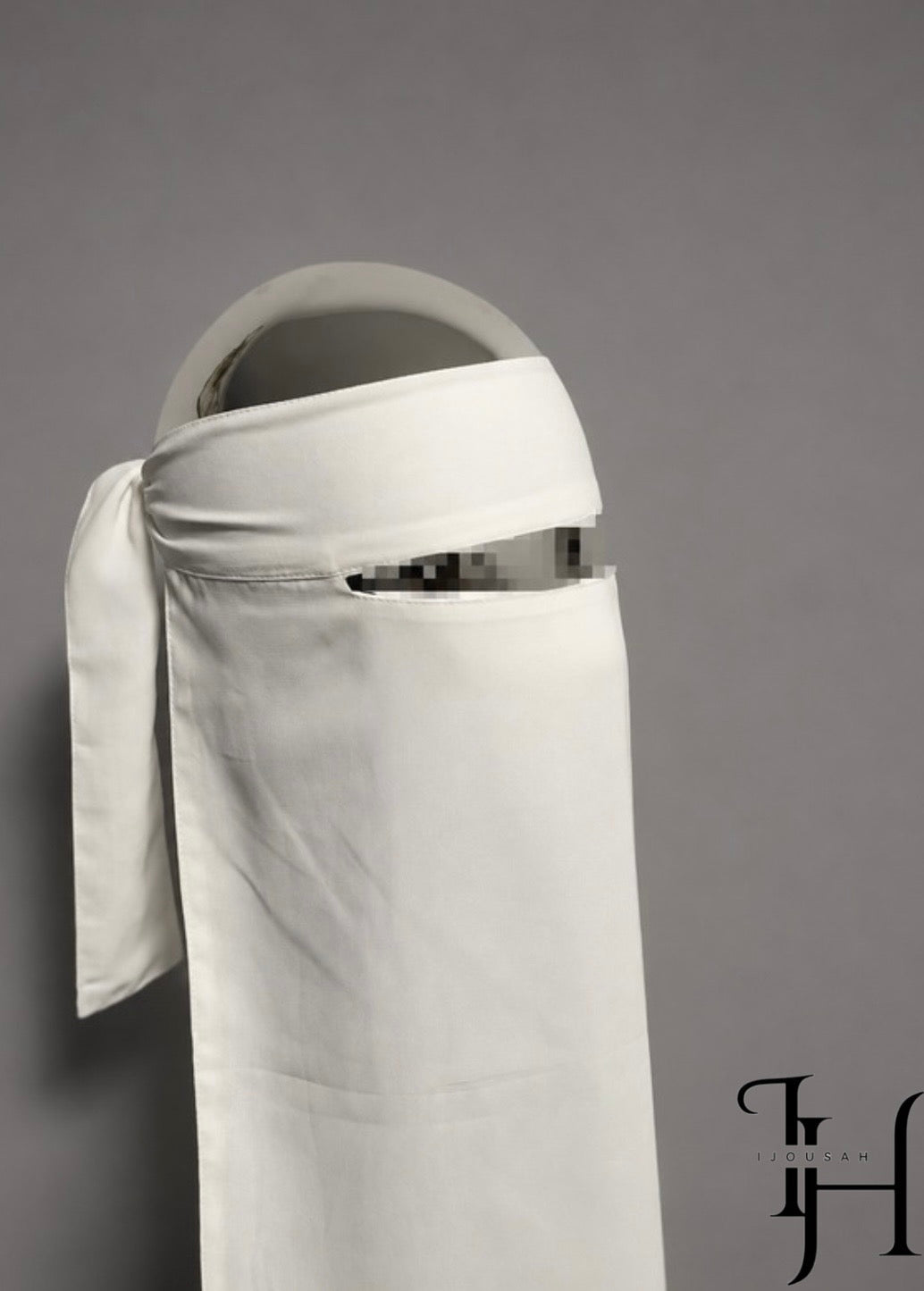 1-lagiger Niqab weiß