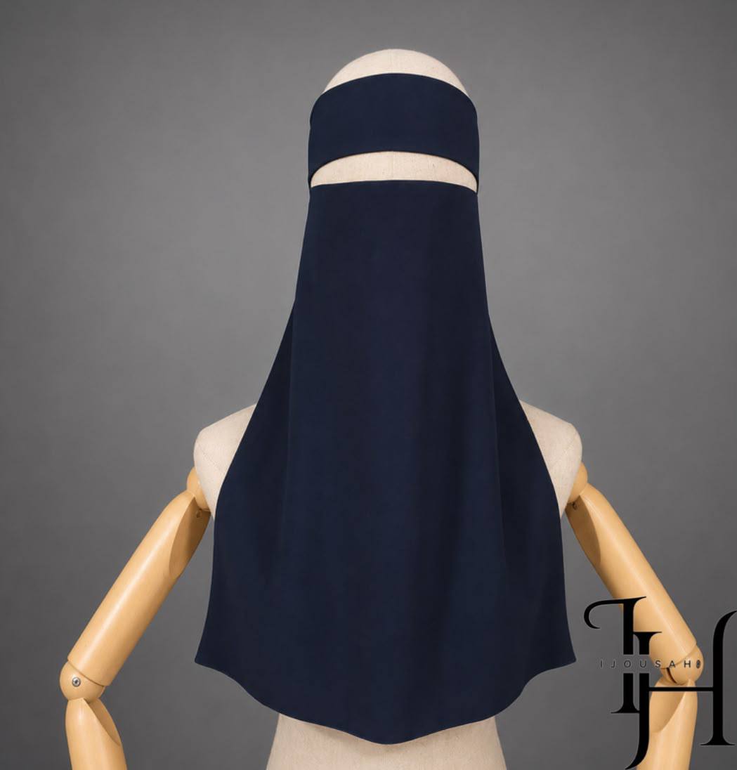 1-lagiger Niqab