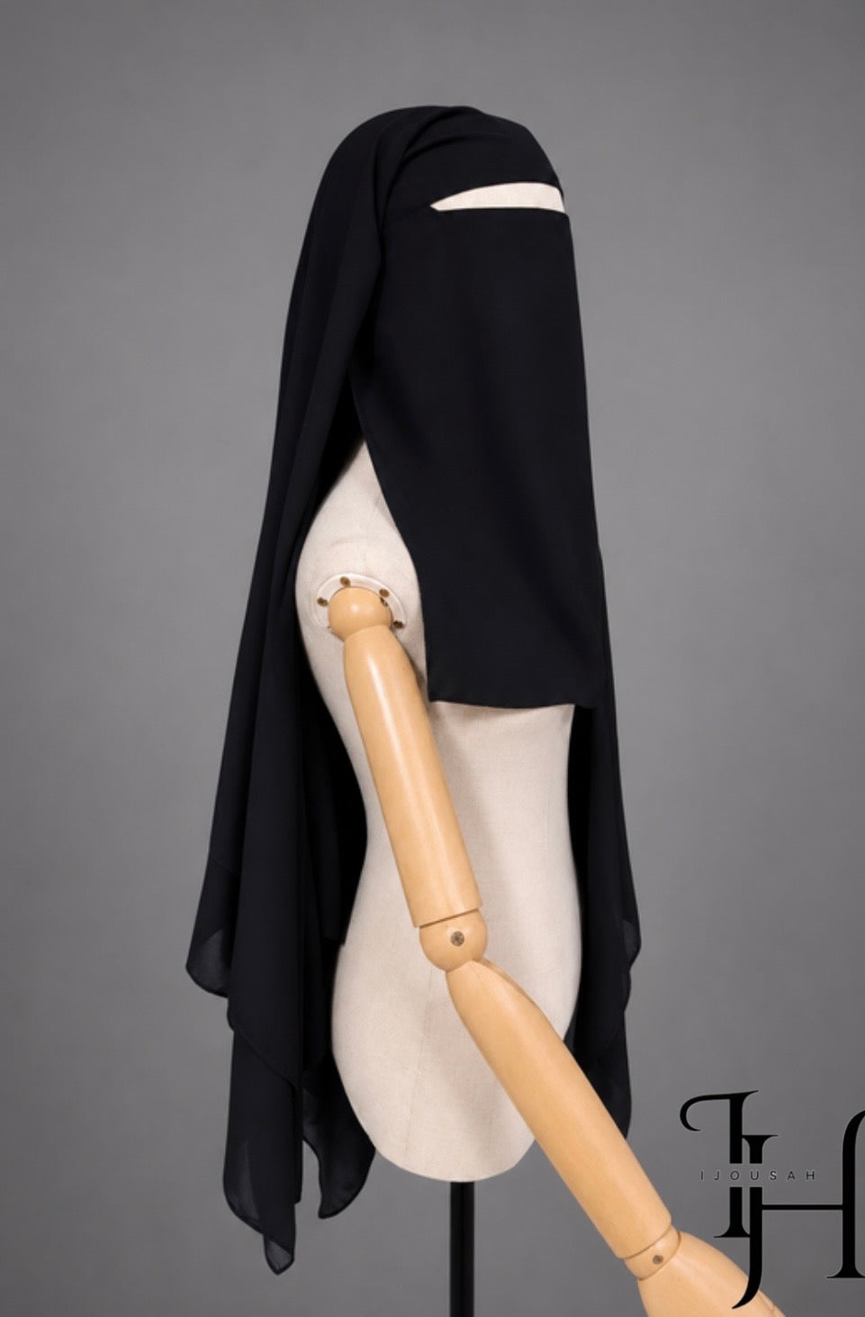 3-lagiger Diamond Niqab