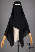 3-lagiger Diamond Niqab